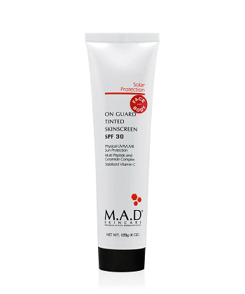 M.A.D Skincare On Guard TINTED Skinscreen Защитный маскирующий крем для лица и тела SPF 30 120 гр