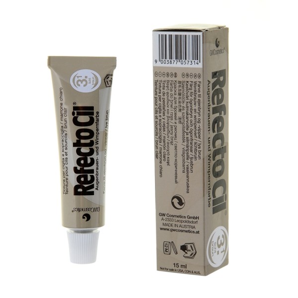 Краска для бровей и ресниц RefectoCil № 3.1, светло-коричневая