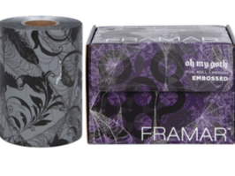 Framar Embossed Roll Medium Oh My Goth Фольга «О, мой гот!» в рулоне с тиснением, в рулоне 98 м