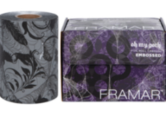 Framar Embossed Roll Medium Oh My Goth Фольга «О, мой гот!» в рулоне с тиснением, в рулоне 98 м