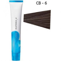  Lebel MATERIA µ Лайфер CB-6 Полуперманентная краска для волос  Средний шатен / Холодный 80 гр