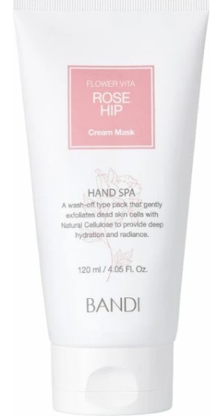 Bandi Крем-маска для рук 120 мл FLOWER VITA TEA SPA CREAM MASK  ROSE HIP