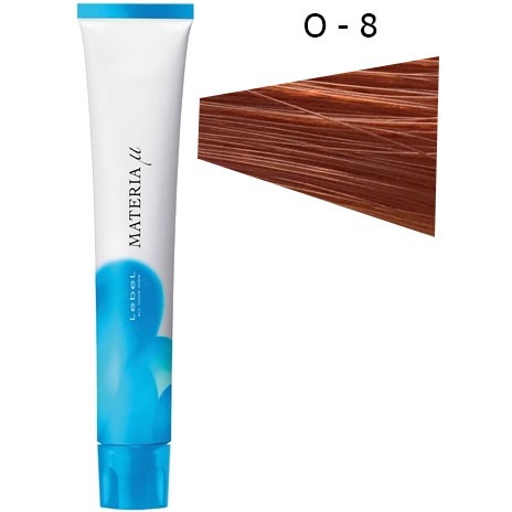 Lebel  Materia M O-8 Светлый блонд / оранжевый 80 г Тонирующая краска для волос