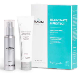 Jan Marini Rejuvenate & Protect DFP (C-Esta Face Serum + Antioxidant Daily Face Protectant SPF 33) Набор для ремоделирования кожи 30 мл+57 гр
