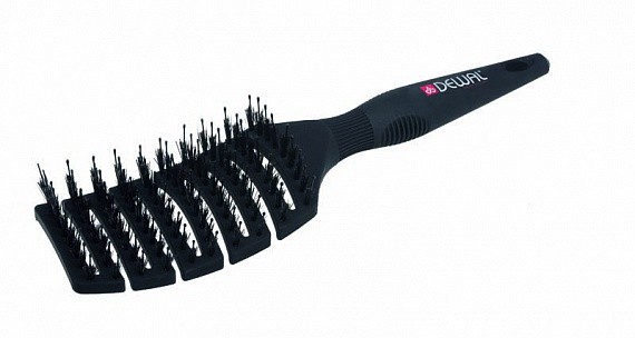 ЩЕТКА ТУННЕЛЬНАЯ DEWAL,СЕРИЯ"NEW FLEXI", С АНТИСТАТ.ПОКРЫТИЕМ, НЕЙЛОН.ШТИФТ + НАТ. ЩЕТИНА,9 РЯД