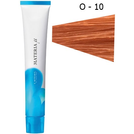Lebel Materia M Layfer O-10 Яркий блонд оранжевый 80 г Тонирующая краска для волос