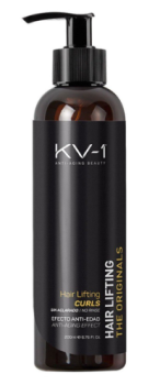 KV-1 Curl Hair Lifting Несмываемый крем-реконструктор 200 мл Керл Хэир Лифтинг для оформления локонов с маслом семян кунжута
