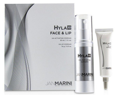 Jan Marini Hyla3D Face & Lip Набор для комплексного восстановления гиалуронового потенциала кожи Крем для лица 30 мл+ бальзам для губ 15 мл