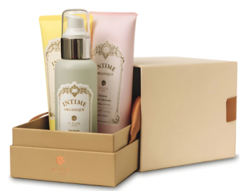 Intime Organique Giftset Подарочный Набор: Увлажняющий гель 100 гр+ Деликатный гель120 мл+ Осветляющий крем 100 гр с ароматом  