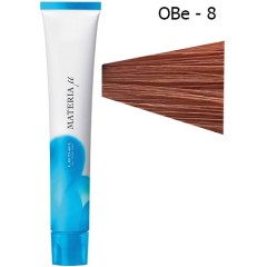 Lebel Materia M Layfer OBe-8 Светлый блонд / оранжево-бежевый 80 г Тонирующая краска для волос