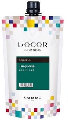 Lebel LOCOR Serum Color Краситель-уход оттеночный Бирюза Turquoise 300 г