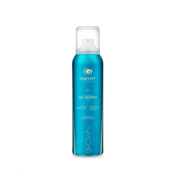 Greymy Сухой шампунь для волос Volumizing Dry Refresh Shampoo, коричневый, 150 мл