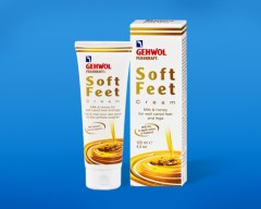 Gehwol Soft Feet Cream milk honey Шелковый крем молоко и мед с гиалуроновой кислотой 125 мл
