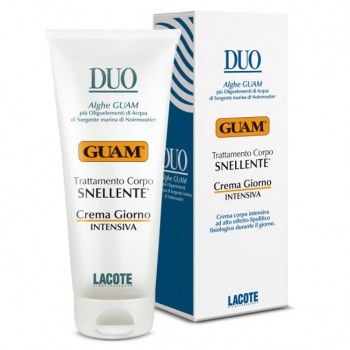 Крем для уменьшения объёмов тела дневной интенсивный 200 мл Guam Duo Trattamento Corpo Snellente Crema Giorno Intensiva