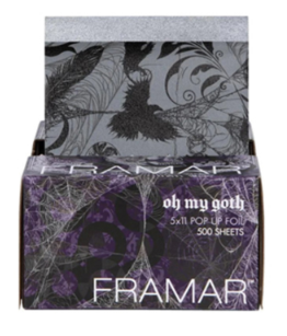 Framar 5x11 Pop-Ups Oh My Goth 500 Sheets Вытяжная фольга с тиснением «О, мой Гот!» 12,5x28 см, 500 листов