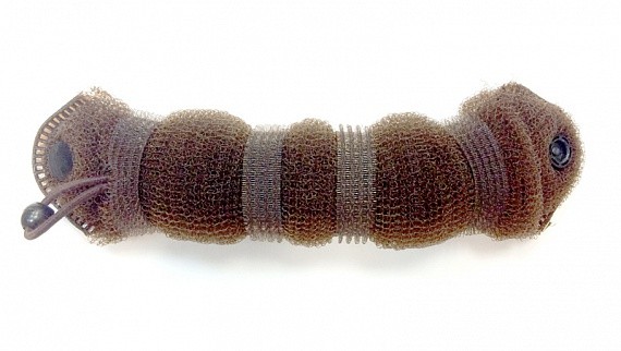 ВАЛИК ДЛЯ ПРИЧЕСКИ DEWAL, СЕТКА С ЛИПУЧКОЙ, С КНОПКОЙ, КОРИЧНЕВЫЙ, 22 СМ