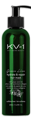 KV-1 Green Line Hydrate & Repair Mask Безсульфатная маска-кондиционер с коллагеном 250 мл для волос