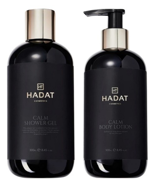 Набор Hadat «Увлажнение и комфорт» Гель для душа Calm Shower Gel 300 мл+ Лосьон для тела Calm Body Lotion 300 мл