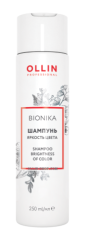 OLLIN BioNika Шампунь для окрашенных волос "Яркость цвета" 250мл