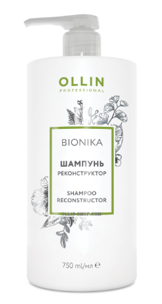 OLLIN BioNika Шампунь реконструктор 750мл/ Shampoo Reconstructor
