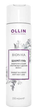 OLLIN BioNika Шампунь энергетический против выпадения волос 250мл/ Energy Shampoo Anti Hair Loss
