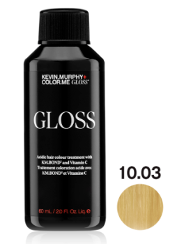 Color.Me Gloss Полуперманентный гелевый краситель c кислым pH Gloss Acidic 10.03/10NG 60 мл Platinum.Natural.Gold Платиновый Натуральный Золотой