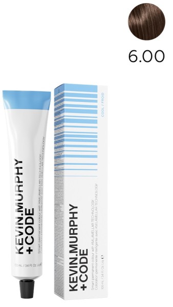Kevin Murphy+Code 6.00 6NN Dark.Blonde.Natural.Intense Краска для волос 100 мл Smart Permanent Colour With KM.Lamellar Technology 