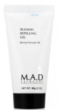 M.A.D Scincare Blemish Repelling Gel BPO Гель для ухода за кожей с Акне с содержанием 5% бензоил пероксида 60 гр