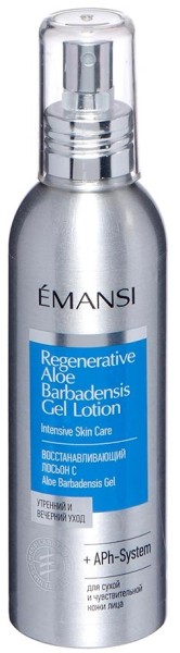Emansi+Alph System Восстанавливающий лосьон c Aloe barbadensis gel для сухой и чувствительной кожи лица 150 мл