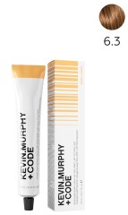 Kevin.M+Code 6.3 6G Dark.Blonde.Gold Краска для волос 100 мл Smart Permanent Colour With KM.Lamellar Technology 