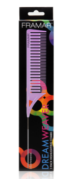 Framar Dreamweaver Comb Pastel Комплект расчесок для набора прядей Пастель 3 шт