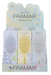 Framar Распутывающая щетка «Вечеринка в саду» Detangle Brush Display Garden Party 9 шт