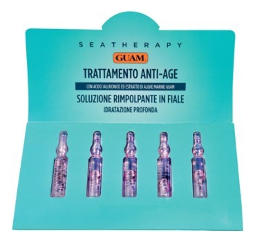 Guam Seatherapy Trattamento Anti-Age Soluzione Гуам Ампулы омолаживающие с гиалуроновой кислотой Rimpolpante In Fiale 5 шт*2 мл
