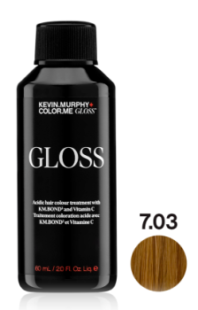 Color.Me Gloss Полуперманентный гелевый краситель c кислым pH Gloss Acidic 7.03/7NG 60 мл Medium.Blonde.Natural.Gold Средний Блонд Натуральный Золотой  