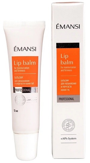 Emansi+Alph System Бальзам для увлажнения и упругости кожи губ 12 мл 