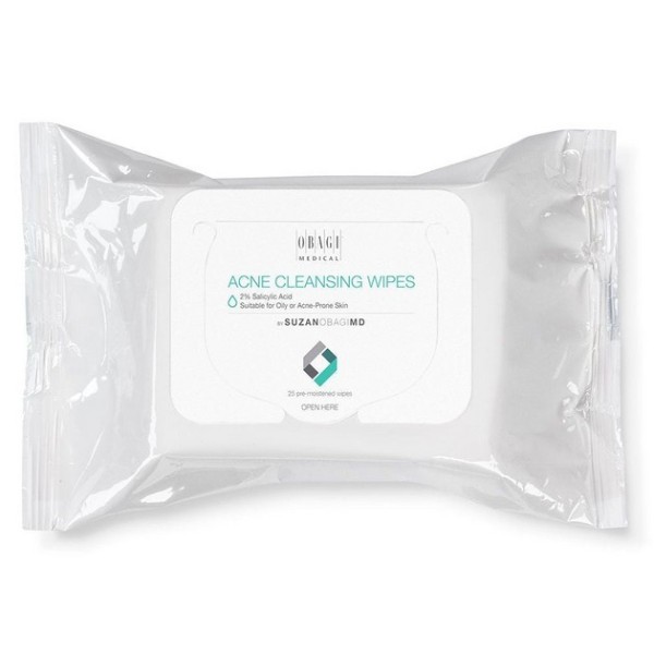 Obagi Acne Cleansing Wipes by Suzan Obagi md Очищающие салфетки для проблемной кожи 25шт