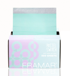 Framar Pop-Urs Pastel Switch 500 Sheets Вытяжная фольга 12,5х28 см с тиснением «Цвета пастели»