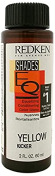 Redken Шейдс Икью Кикер Kicker Yellow Жетлый Ухаживающий краситель-блеск, высокопигментированный, без аммиака 60 мл