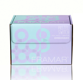 Framar Фольга в рулоне с тиснением Embossed Medium Pastel 90 м Switch 320 FT с тиснением «Цвета пастели» 