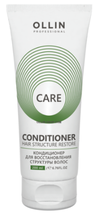 OLLIN CARE Кондиционер для восстановления структуры волос 200мл/ Restore Conditioner