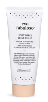 EVO ФАБУЛОСО ТОНИРУЮЩИЙ БАЛЬЗАМ-УХОД СВЕТЛЫЙ БЕЖ  FABULOSO COLOUR INTENSIFYING CONDITIONER LIGHT BEIGE 220 МЛ