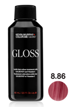 Color.Me Gloss Полуперманентный гелевый краситель c кислым pH Gloss Acidic 8.86/8VR 60 мл Light.Blonde.Violet.Red Светлый Блонд Фиолет Красный  