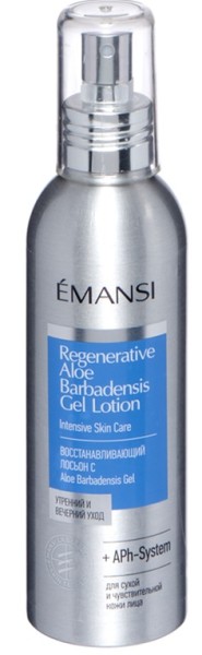 Emansi+Alph System Восстанавливающий лосьон c Aloe barbadensis gel для сухой и чувствительной кожи лица 100 мл
