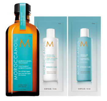 Moroccanoil Масло Набор 100 мл восстанавливающее Для всех типов волос 100ml + ColorCare Шампунь 10 мл и Кондиционер 10 мл