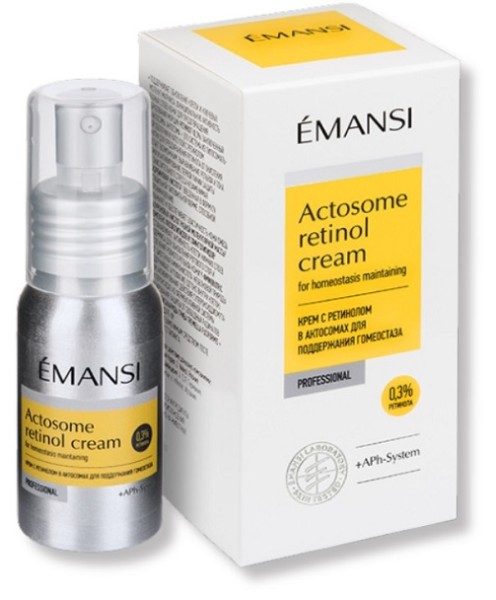 Emansi+Alph System Крем антивозрастной с ретинолом в актосомах для поддержания гомеостаза 30 мл 