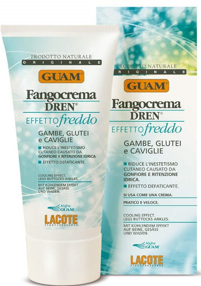 Guam Fangocrema Dren Efetto Freddo 200 ml Гуам Антицеллюлитный Фанго крем с дренажным и освежающим эффектом