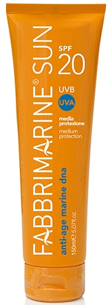 Fabbrimarine Medium Protection Фабримарин Солнцезащитное средство с ДНК морских водорослей SPF 20 (150 мл)