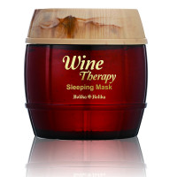 Holika Holika Wine Therapy Sleeping Mask Red Wine - Маска для лица ночная, красное вино, 120 мл