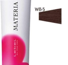 Краска WB-5 Lebel Cosmetics Materia для волос светлый шатен тёплый 80гр, Лебел