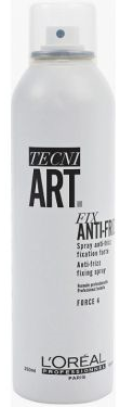 Loreal Tecni.art anti-frizz спрей сильной фиксацией с защитой от влаги 250 мл
